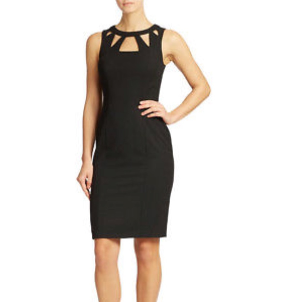 Eliza J. Black cutout dress